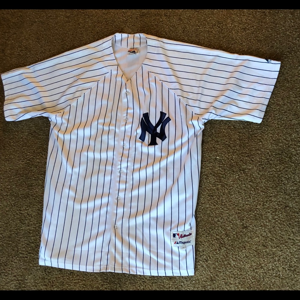 Men’s NY Yankees Majestic White Home Jersey